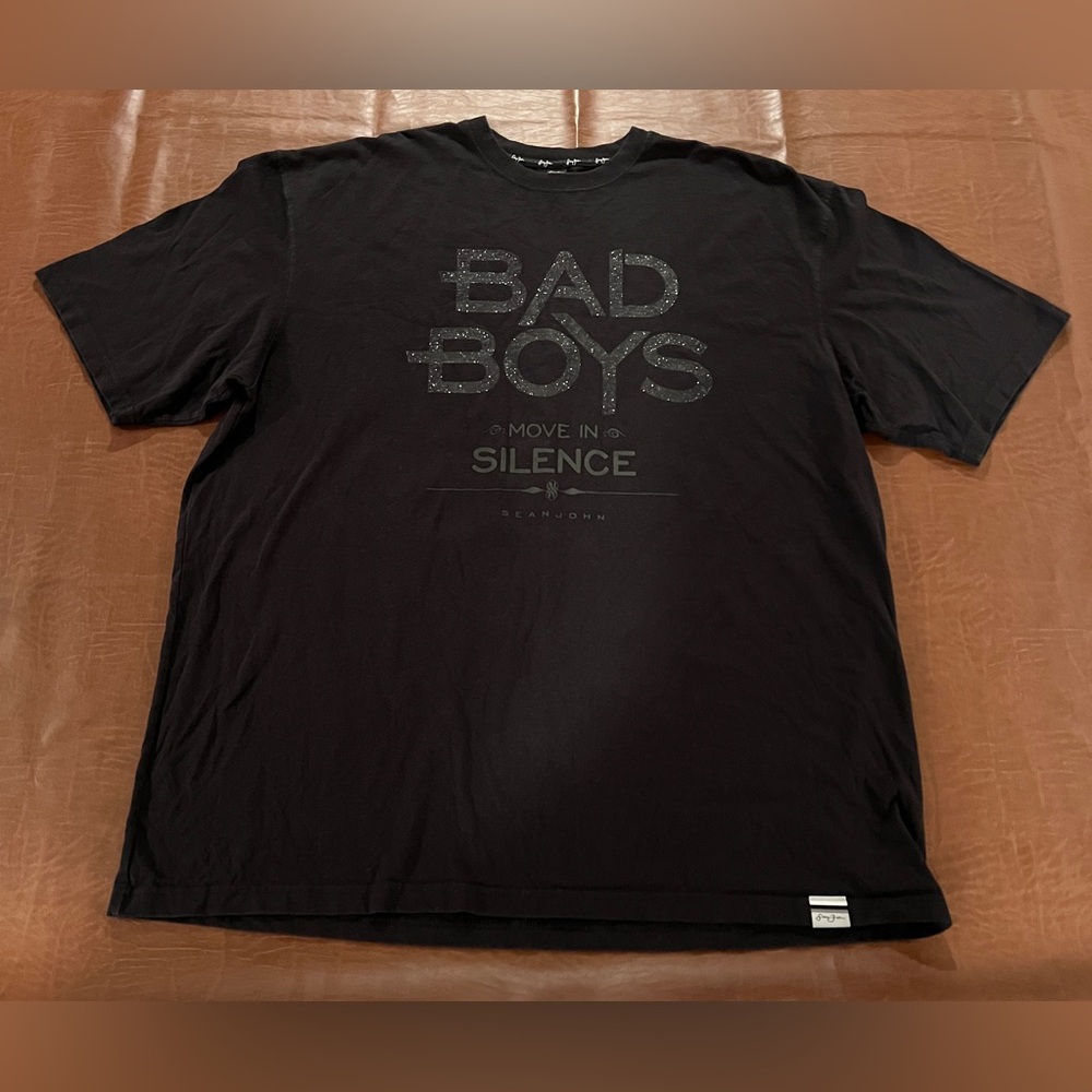 Vintage Sean John Bad Boys Move In Silence Shirt - Size 3XL
